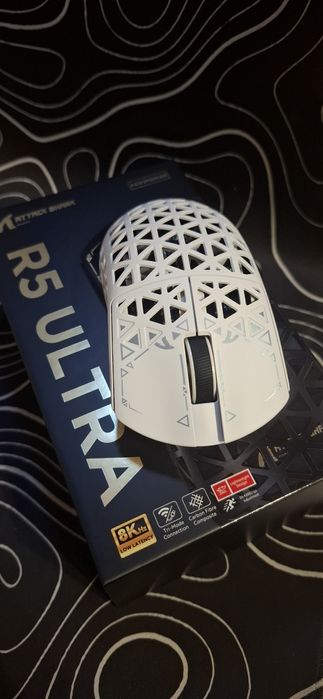 Attack Shark R5 Ultra Нова ігрова карбонова мишка Сенсор 3950MAX