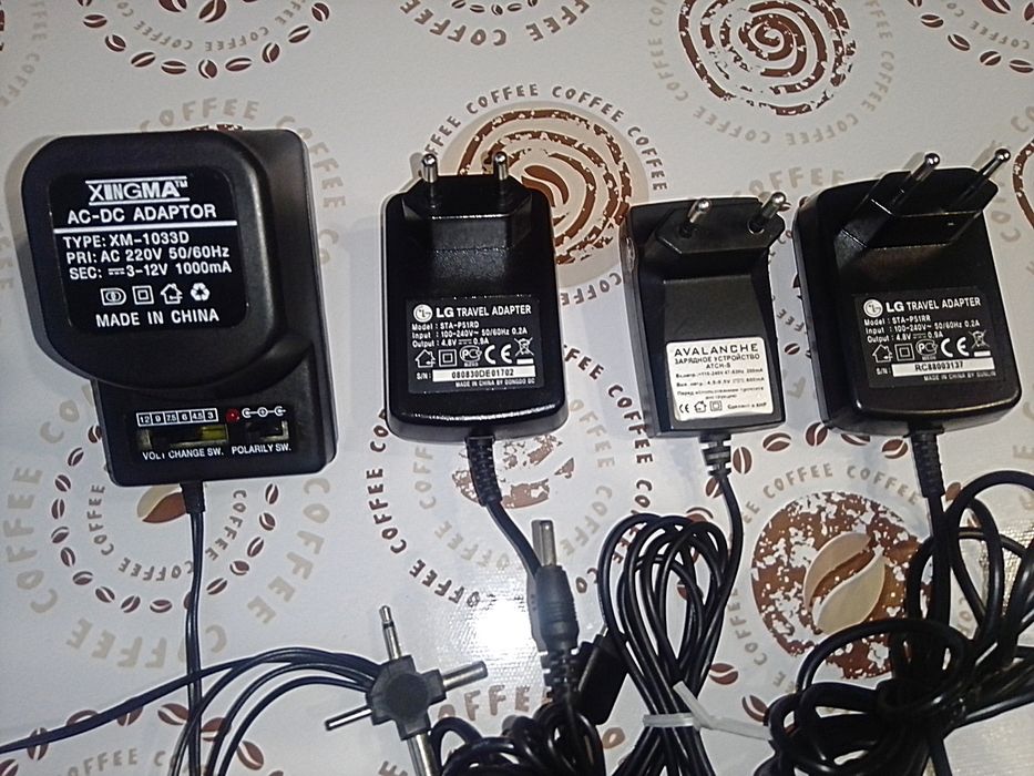 Блоки питания, адаптеры, зарядные устройства, зарядки