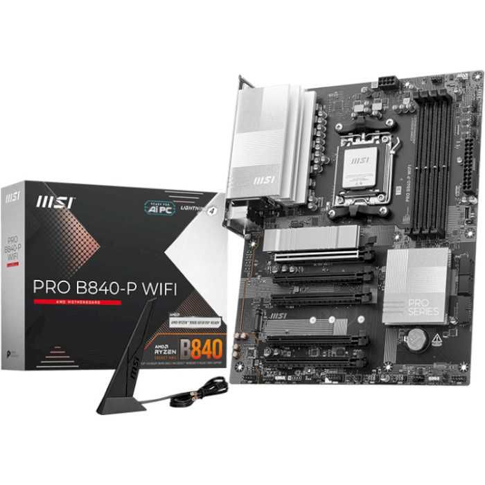 Материнська плата MSI Pro B840-P WiFi AM5 ATX