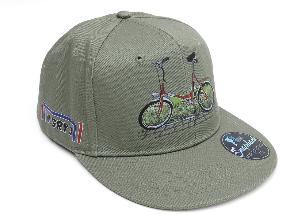 Czapka z daszkiem Romet Wigry 3 PRL khaki ORYGINAŁ DLBIKES