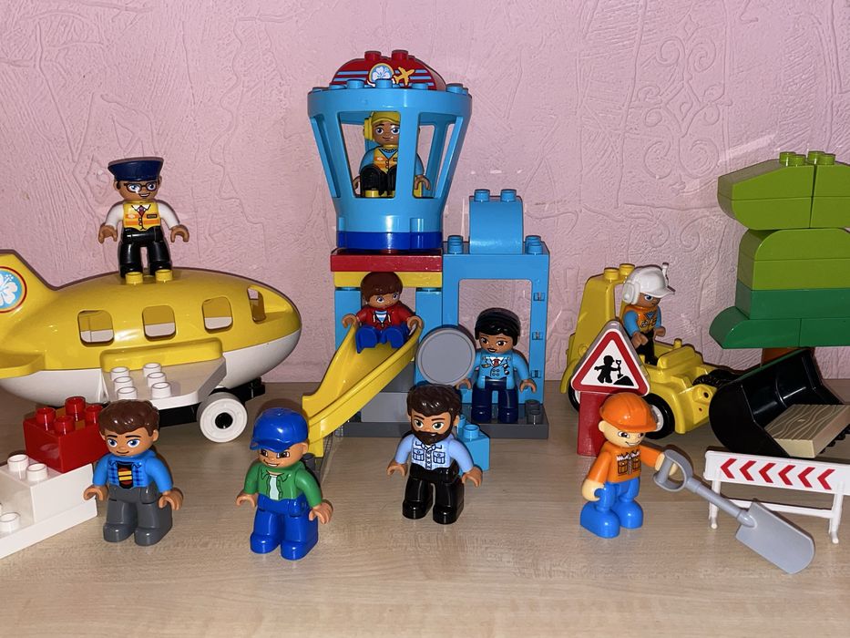 Конструктор Lego Duplo оригинал Пожарная машина, самолет, грузовик