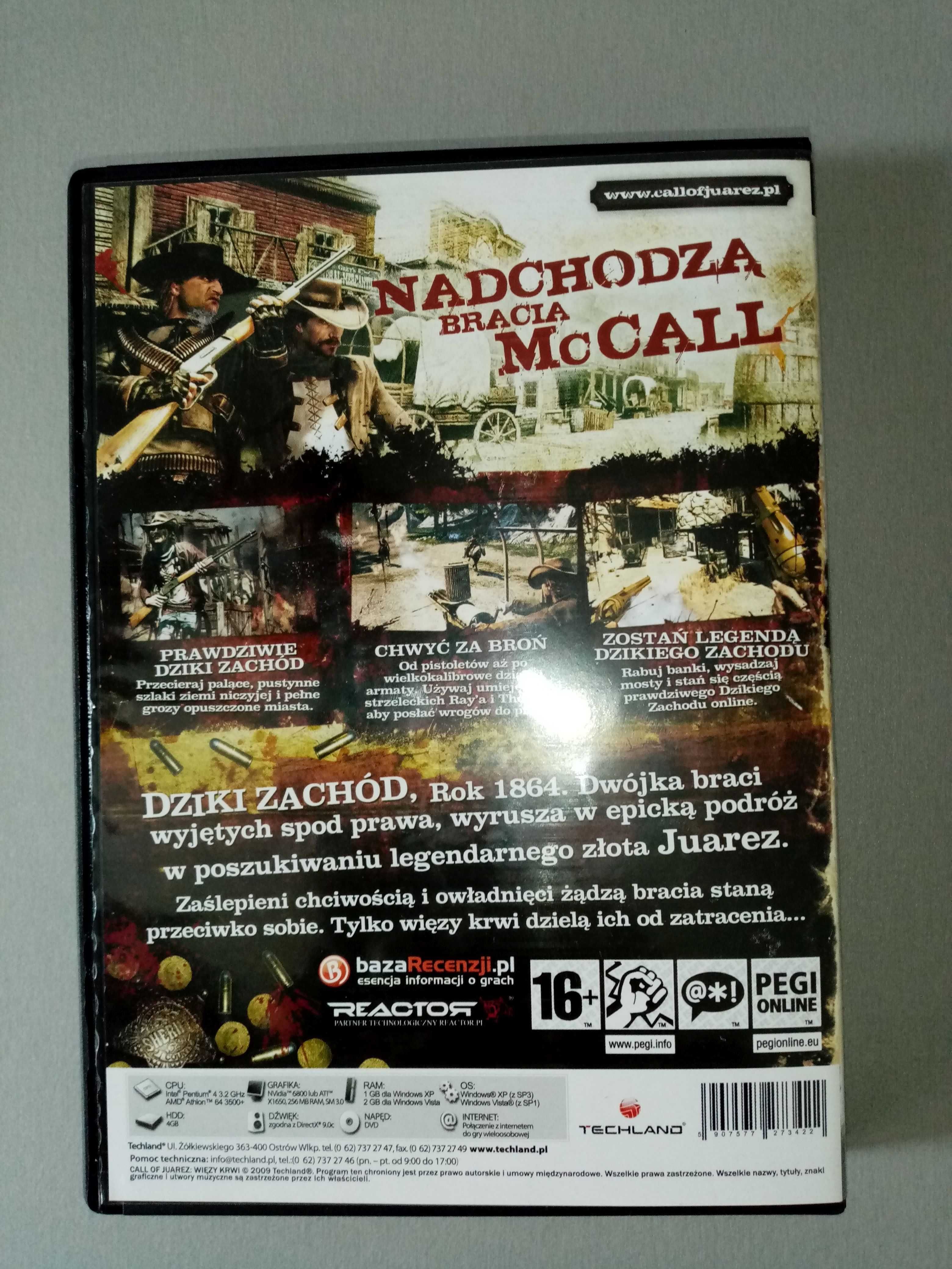 Call of Juarez Więzy krwi PC DVD PL