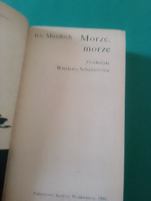 Iris Murdoch Morze, morze