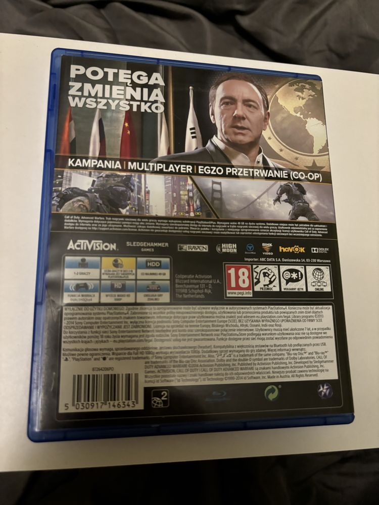 Gra Call of Duty Advanced Warfare PS4