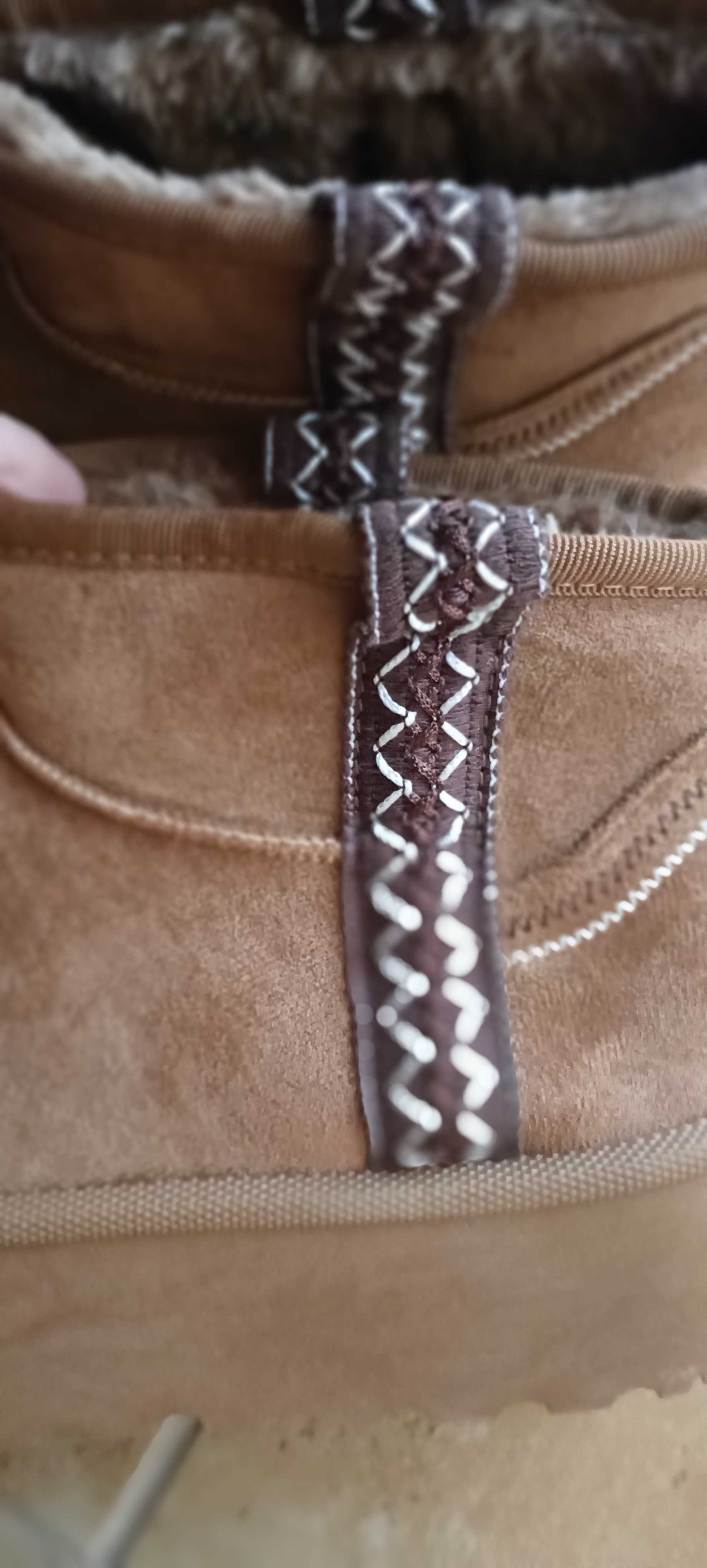 Botas de pelo camel