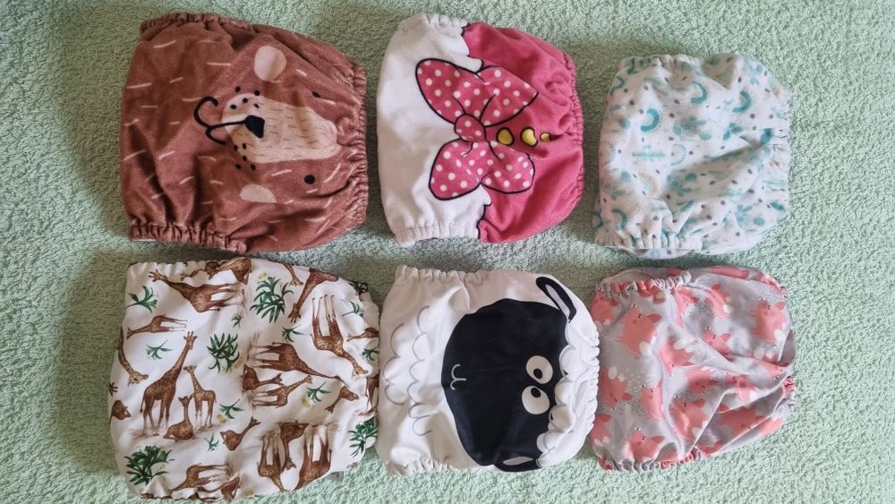 Fraldas reutilizáveis de bolso