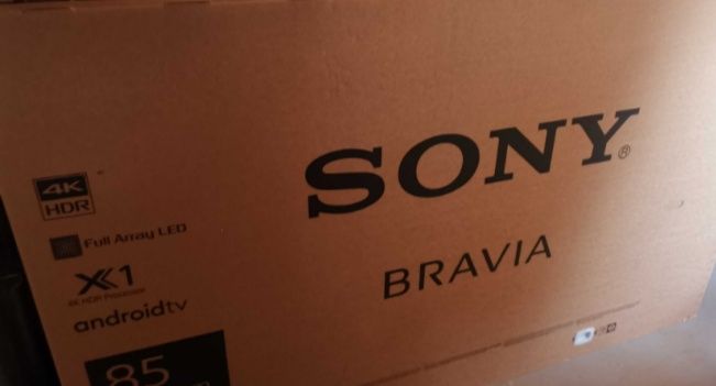 Telewizor 85 "   Sony Bravia KD-85XF8596 UŻYWANY
