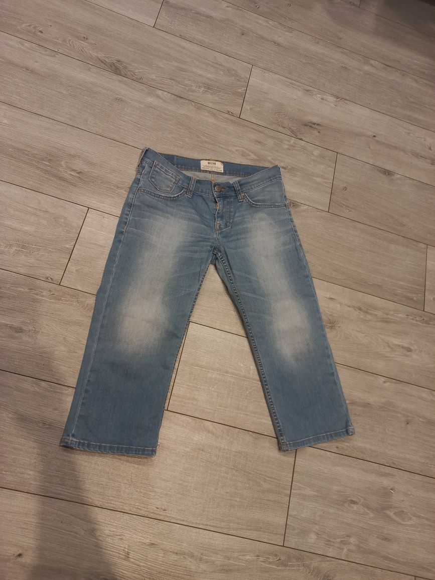 Spodnie jeansy rybaczki 3/4 damskie MUSTANG rozmiar 36 S
