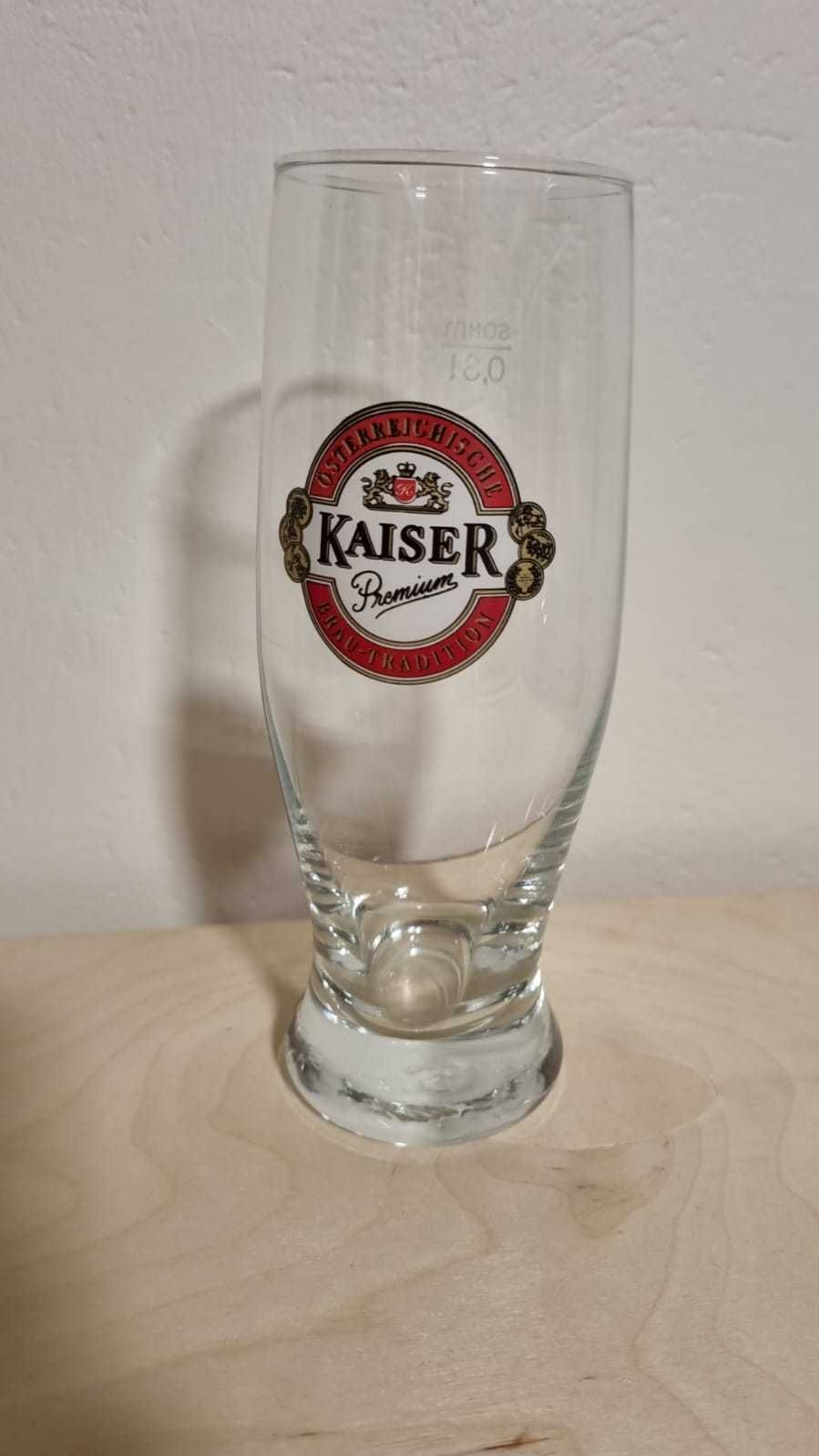 Szklanki piwne, kufle Van pur, Kaiser, Carlsberg, EB 0.3 oraz 0.5 l