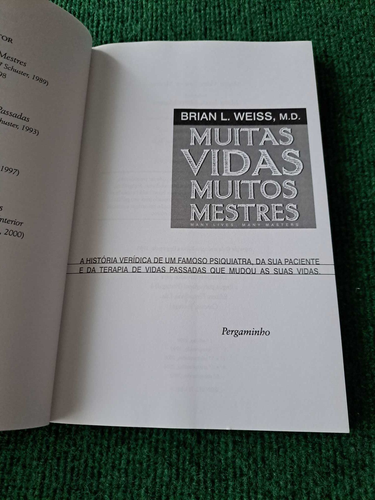 Muitas Vidas Muitos Mestres - Brian L. Weiss, M.D.