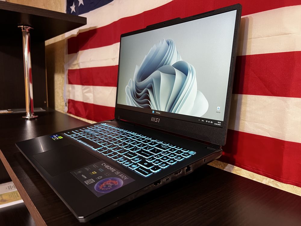 Ноутбук MSI Cyborg 15 A12VE RTX4050 i5-12450H 512GB