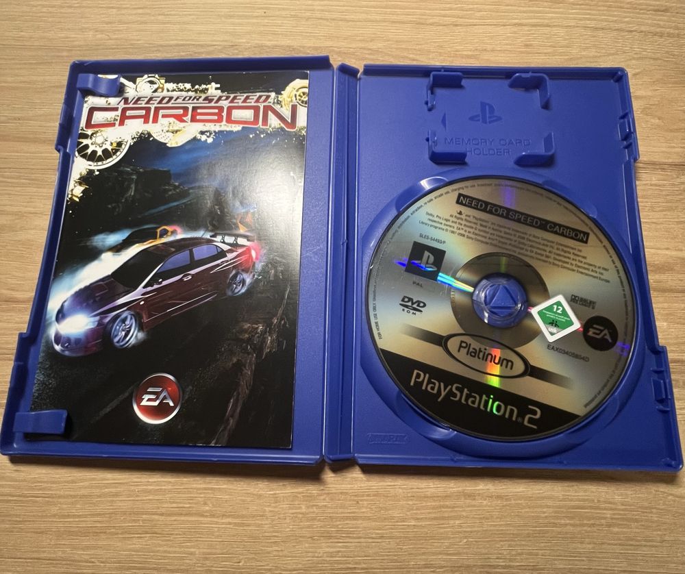 Диск Ps2»Need for speed carbon» ЛИЦЕНЗИЯ в издании PLATINUM