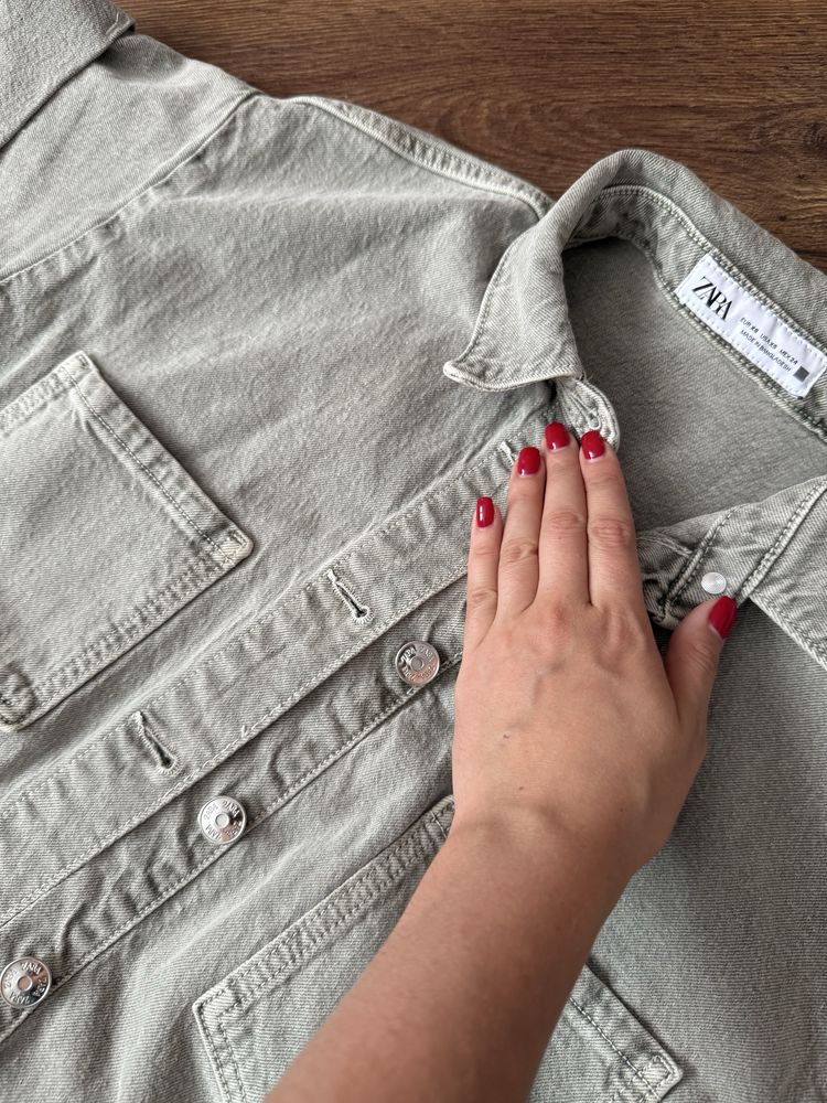 Комбинезон зара zara комбез джинсовий