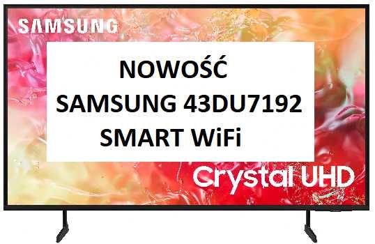 Nowy TV Samsung UE43DU7192U 43" LED 4K Tizen DVB-T2