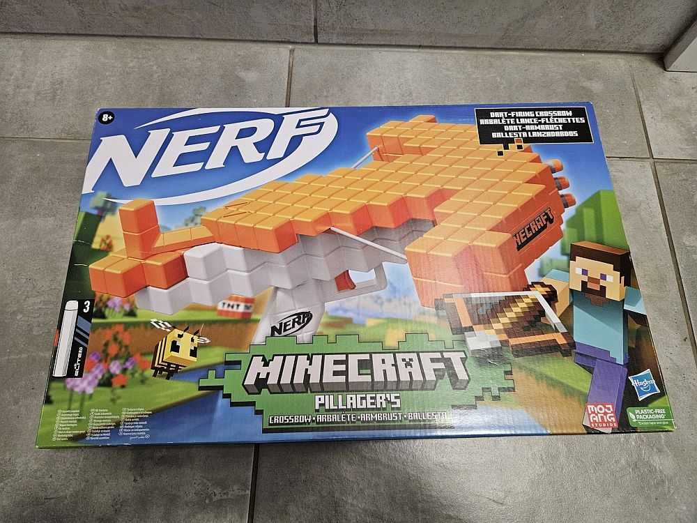 NERF Minecraft Pillagers Crossbow Wyrzutnia