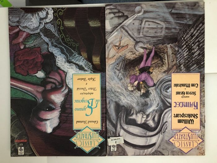 BD: Classics Illustrated - " Hamlet" e " Cyrano de Bergerac"