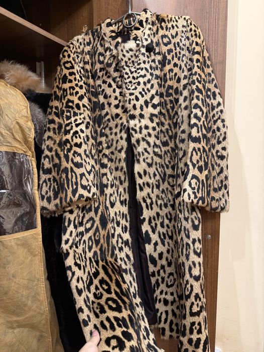 Шуба леопардова натуральна оцелот