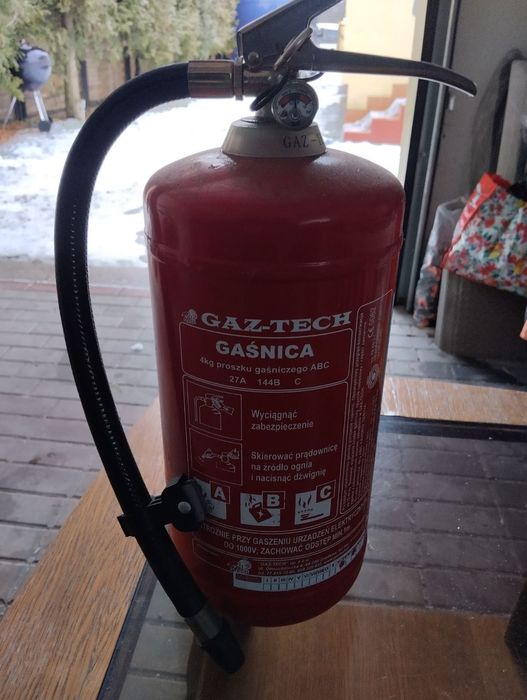 Sprzedam gaśnicę w bardzo dobrym stanie