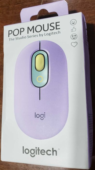 Беспроводная мышь POP mouse daydream (фиолетовая) Bluetooth + RF