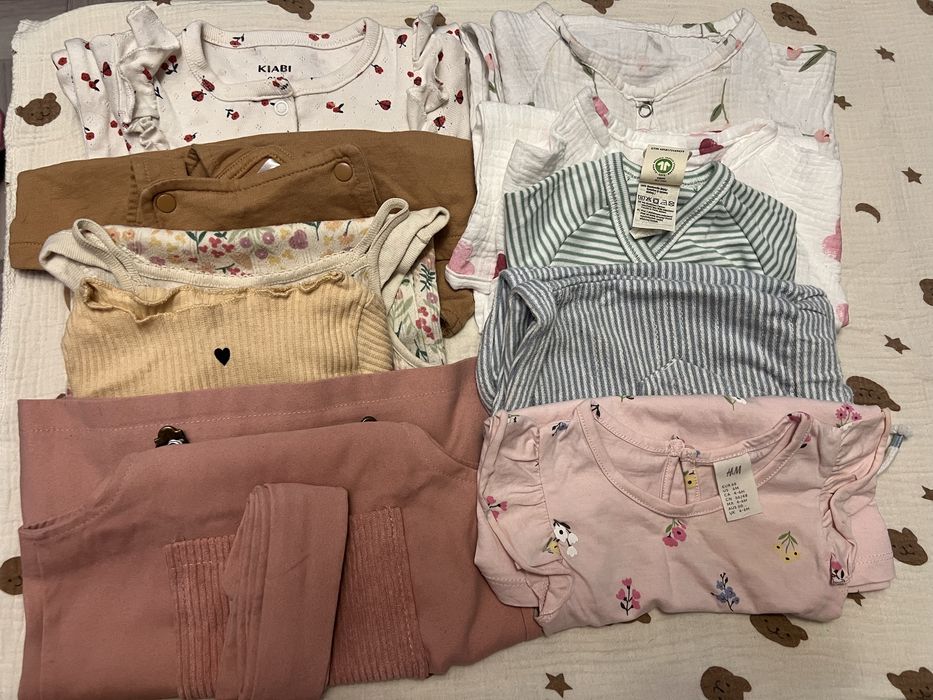 Лот літніх речей на дівчинку / 62-68 розмір