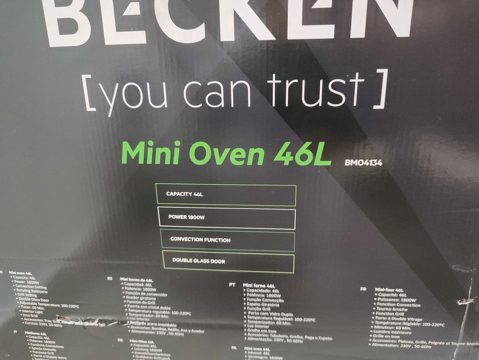 Mini Forno Becken 46l