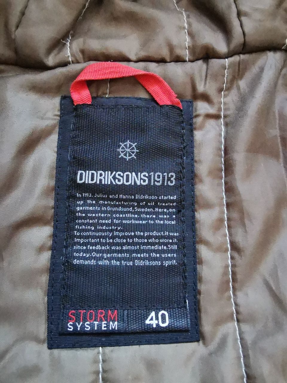 Didriksons 1913 Isabelle Storm System parka ocieplana 40 L