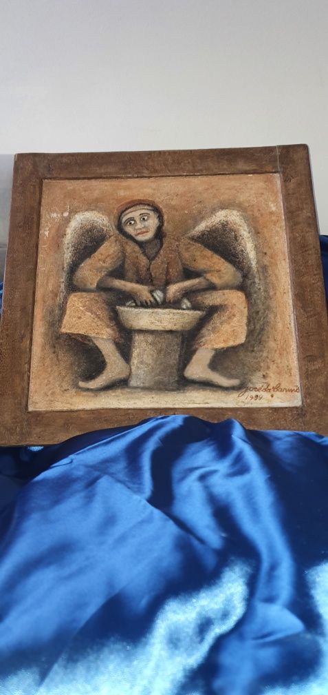 Quadro ZÉ DO CARMO-Arte em quadro, sobre Madeira Maciça