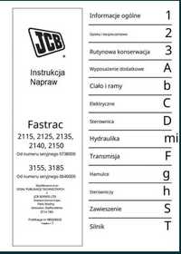 Instrukcja Napraw JCB FASTRAC 2115, 2125, 2135, 2140, 2150 PL