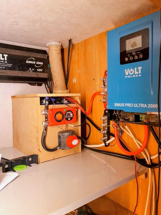 Bateria lifepo4 kamper wraz z montażem akumulator bank energii magazyn