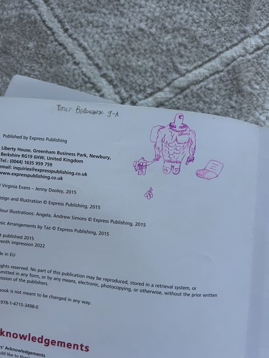 Student’s book та workbook on screen 3