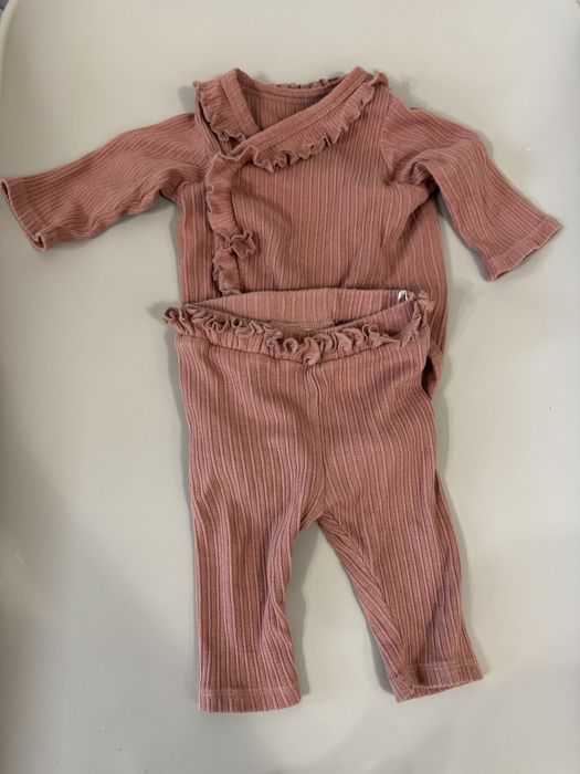 Komplet z ażurowego dżerseju H&M