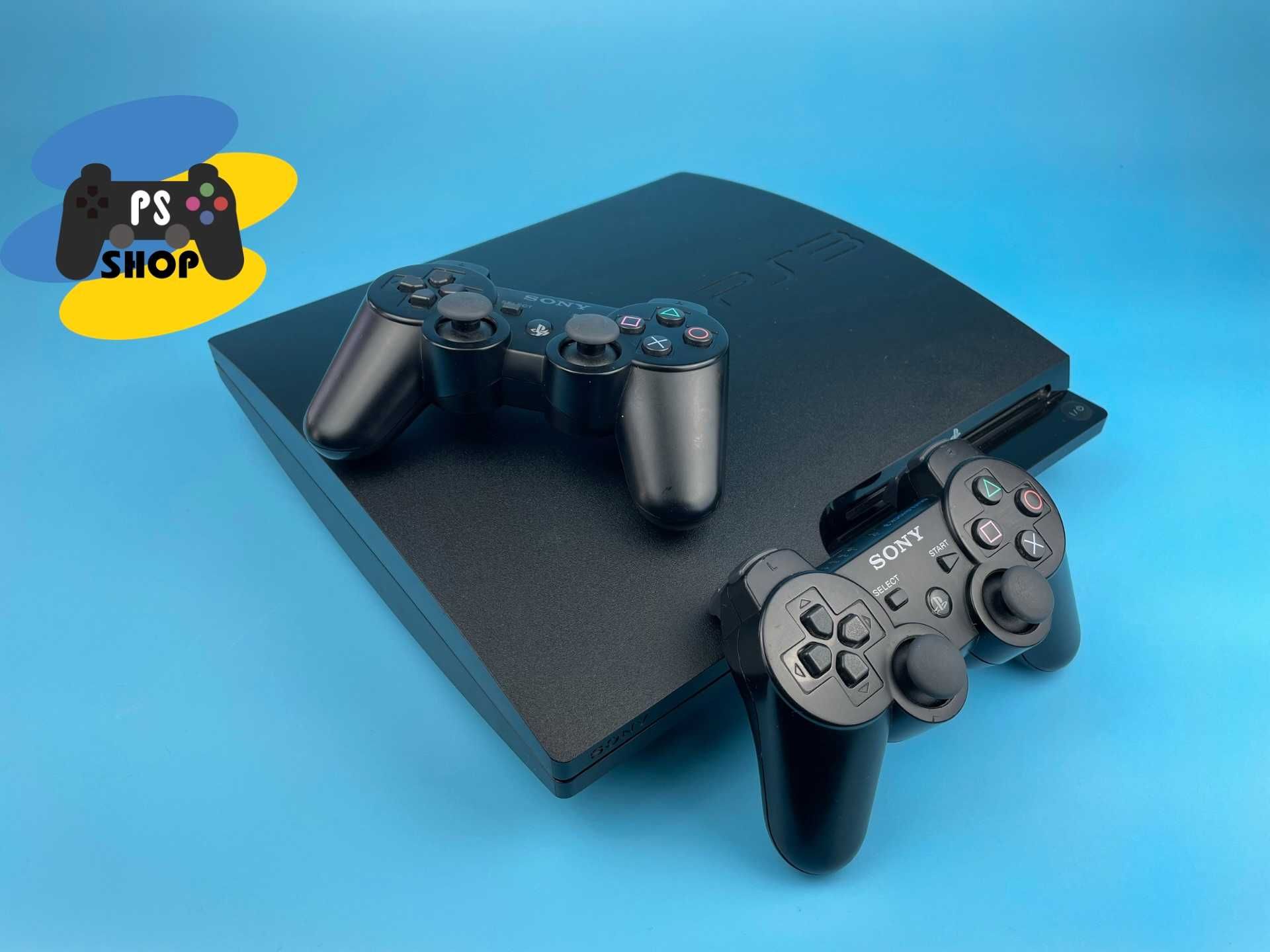 Playstation 3 Slim 500 GB, Два Джойстика + 50 ІГОР