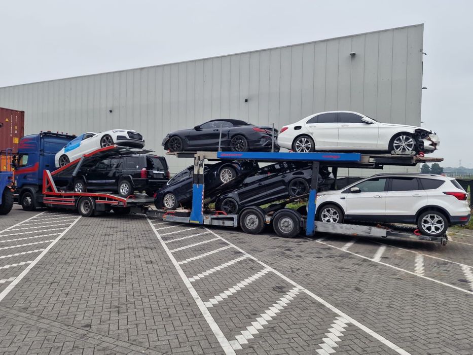 Transport Aut USA z Portu Holandia Rotterdam Lora Laweta Belgia Niemcy
