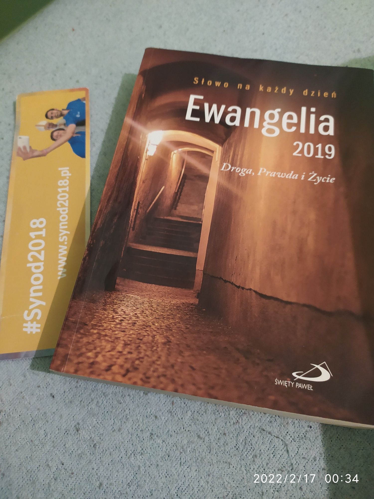 Ewangelia na rok 2019 + zakładka Synod