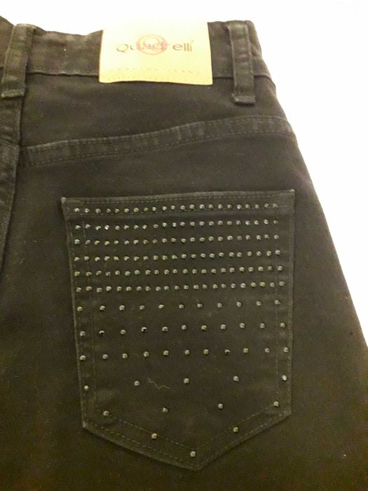 Calças pretas Quadrelli com brilhantes (NOVAS POR ESTREAR)