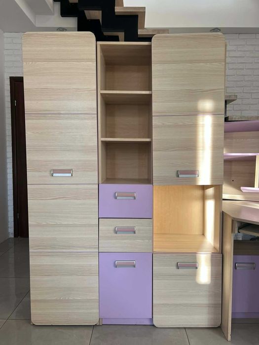 Meble modułowe, młodzieżowe Lorento biurko, szafa, regał, półka