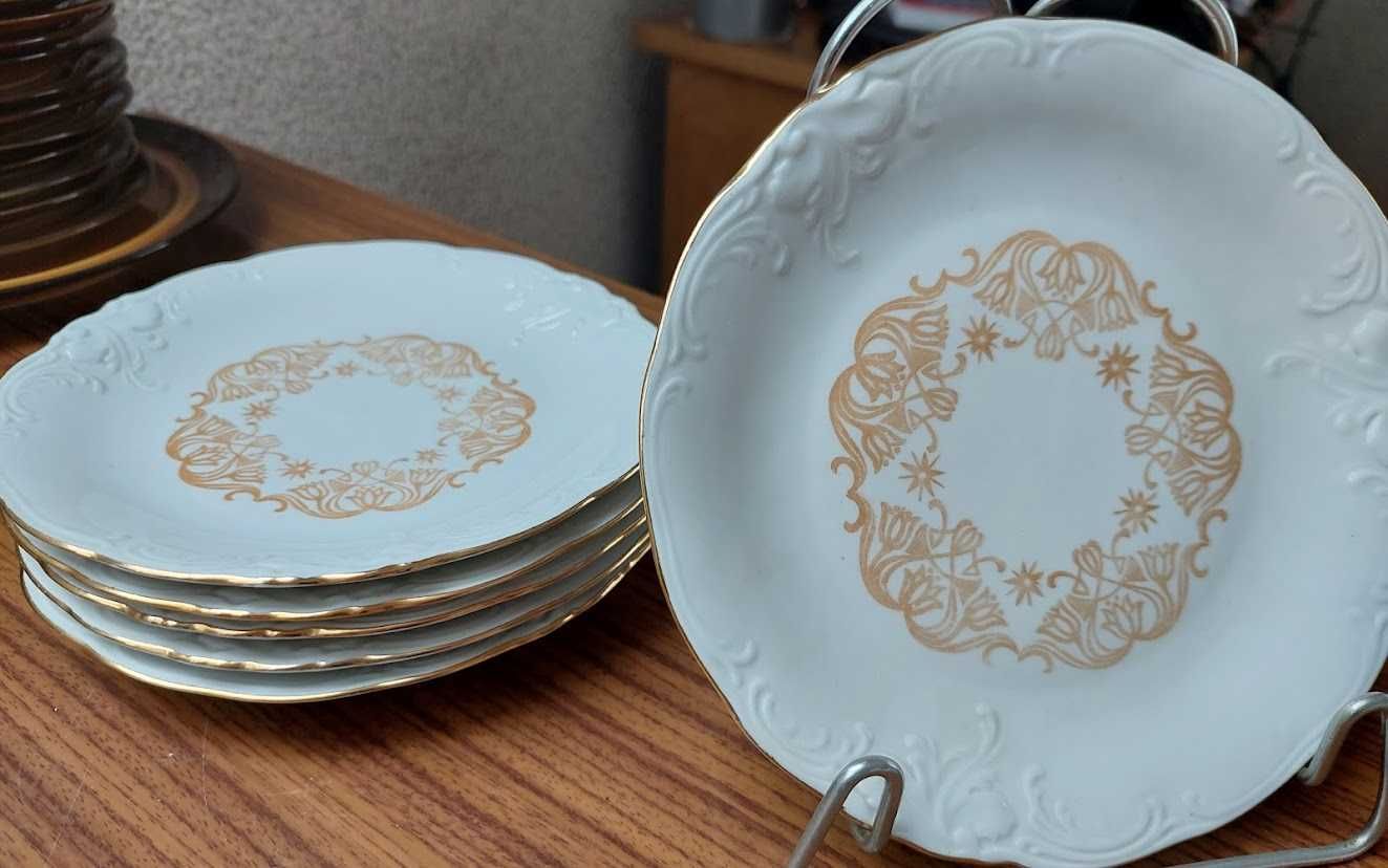 Porcelana Wawel talerzyki śniadaniowe