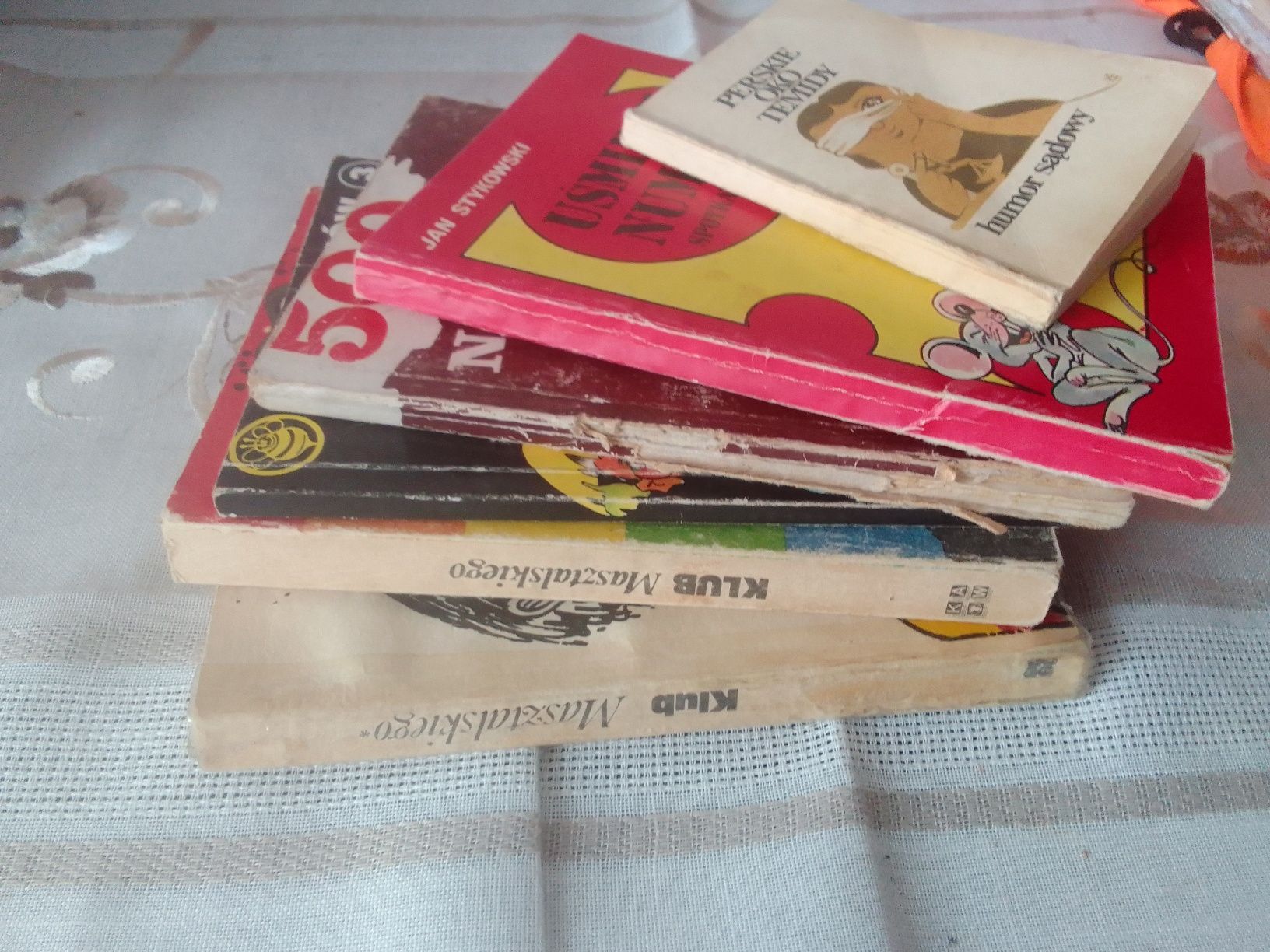 Vintage Dowcipy 6 książek Masztalski, Uśmiech numeru itp.
