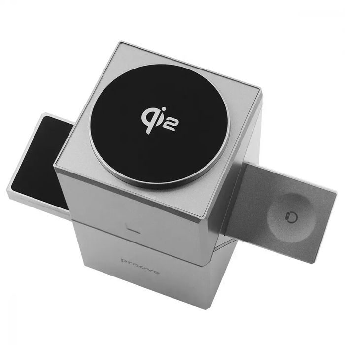 Бездротовий ЗП Proove Iron Hide 3 in 1 Qi2 зарядка