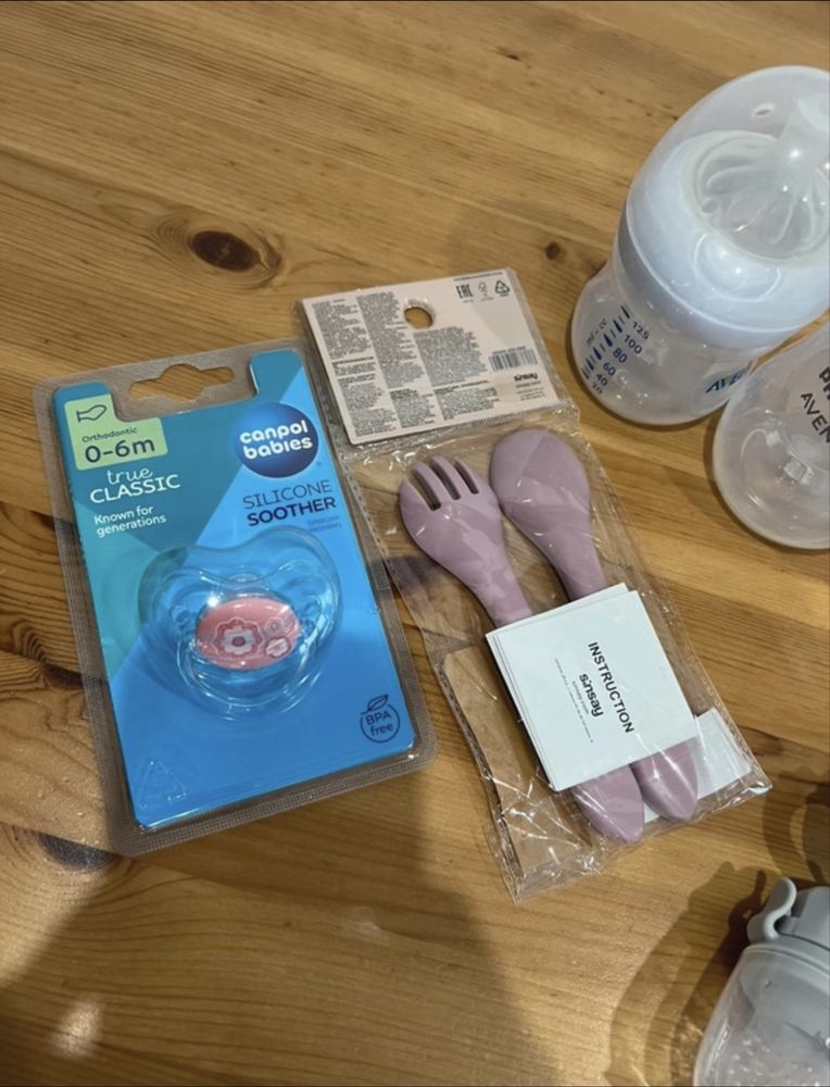 Butelki avent , smoczek , nibler