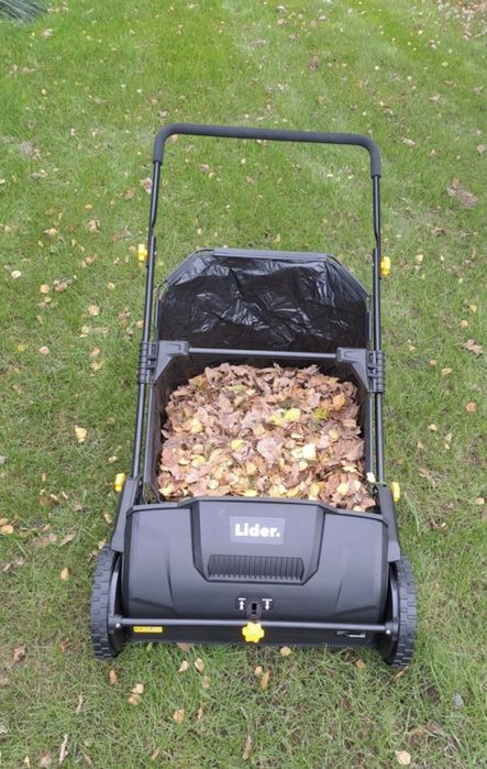 Zbieracz Do Liści Zamiatarka Ręczna Chodnika Ogrodu Kostki Dmuchawa