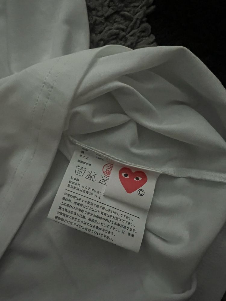 Футболка Play Comme des Garcons CDG КДГ