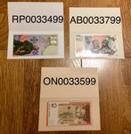 33X99 banknoty kolekcjonerskie 90 Niepodległość / Bitwa /Chrztu Polski