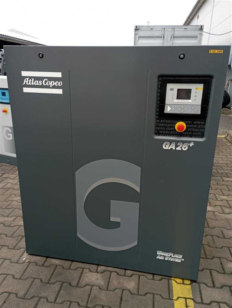 Sprężarka śrubowa,kompresor Atlas Copco GA26 P, 26 KW,S013422