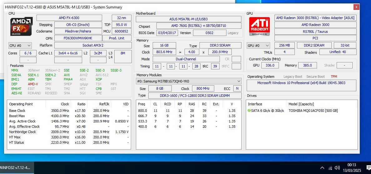 Torre Desktop Amd FX
