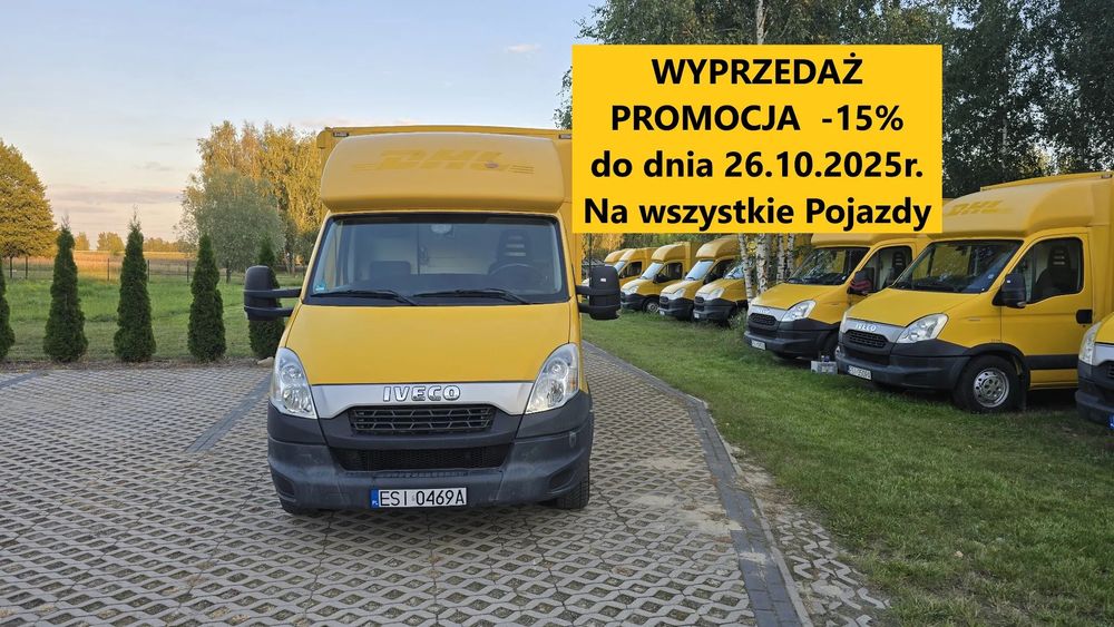 Iveco DAILY V, 35S11, KONTENER POCZTOWY DHL, EURO 5,  Zabudowa KRONE, MAXI , 12.2013, 112730km, 1-właściciel, serwisowany.
