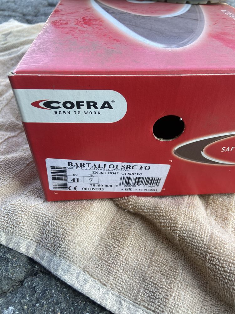 Продам захисне взуття Cofra Bartali O1 SRC FO