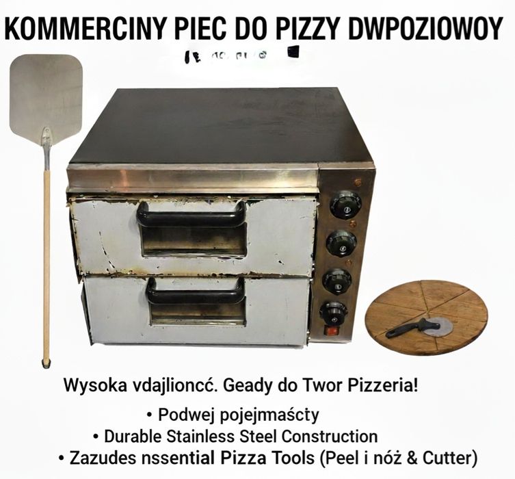 Sprzedam dwupoziomowy piec do pizzy Commercini!