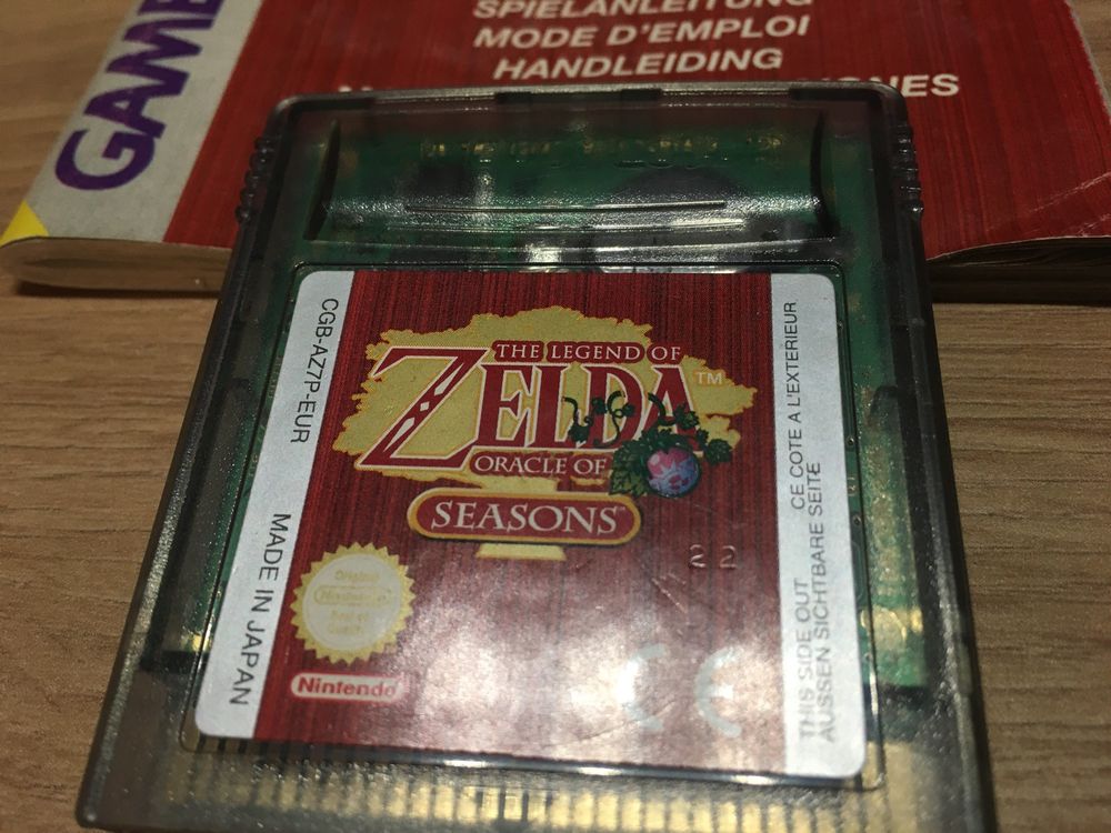 Zelda Oracle of Seasons, Gameboy Color, komplet