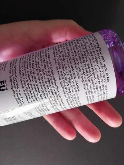 Máscara coreana tónico ácido hilaurónico hidratação firmeza anti-idade